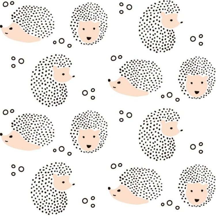 Papel de Parede Adesivo Infantil Porco Espinho...