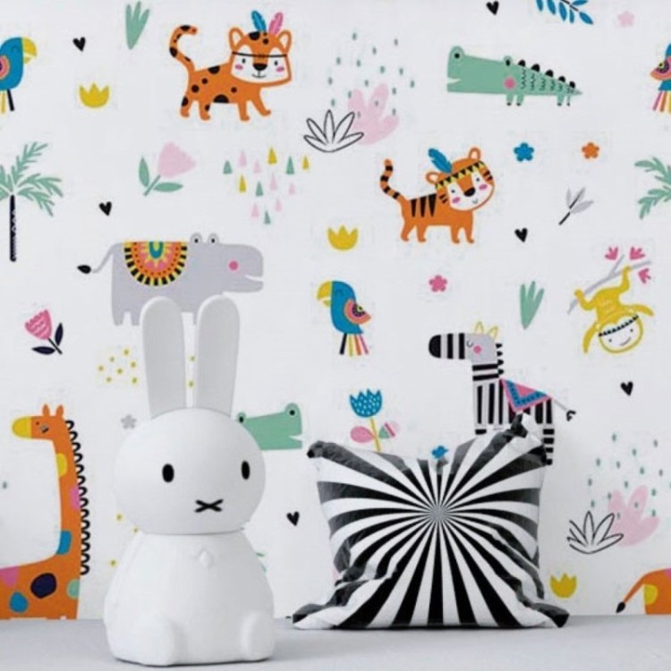 Papel de Parede Adesivo Infantil Safari N018097