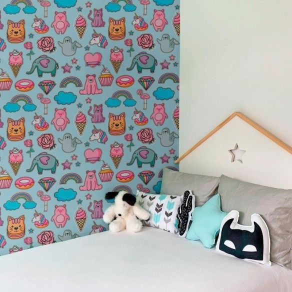 Papel de Parede Adesivo Infantil Stickers N010176