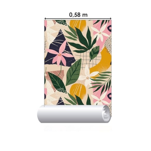 Papel de Parede Adesivo Infantil Unicornios N016031