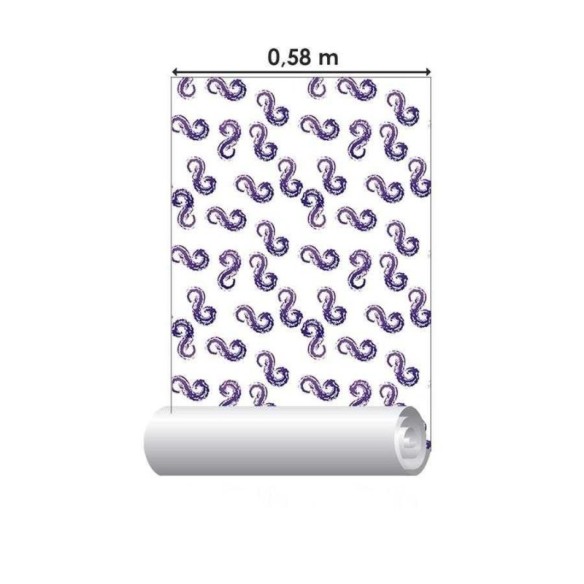 Papel de Parede Adesivo Infinito Free Hand Artístico N06022