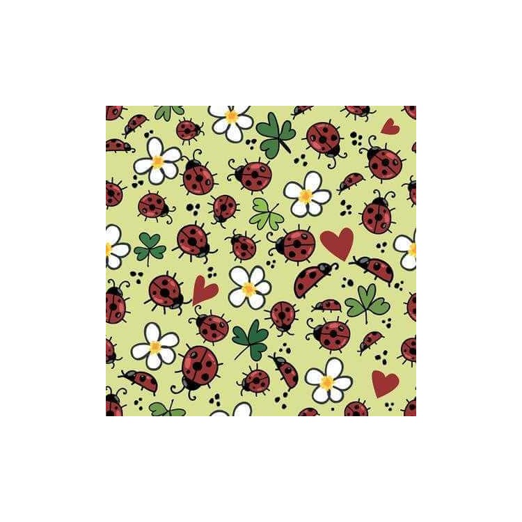 Papel de Parede Adesivo Joaninhas 161459258
