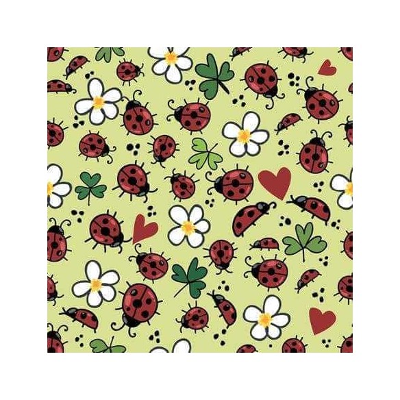 Papel de Parede Adesivo Joaninhas 161459258