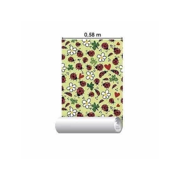 Papel de Parede Adesivo Joaninhas 161459258