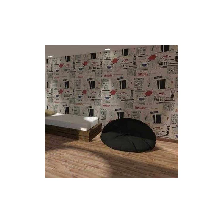 Papel de Parede Adesivo Jornal London 165547997