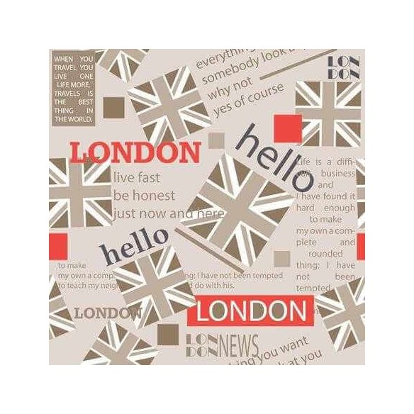 Papel de Parede Adesivo Jornal Londres Jovem 212991724
