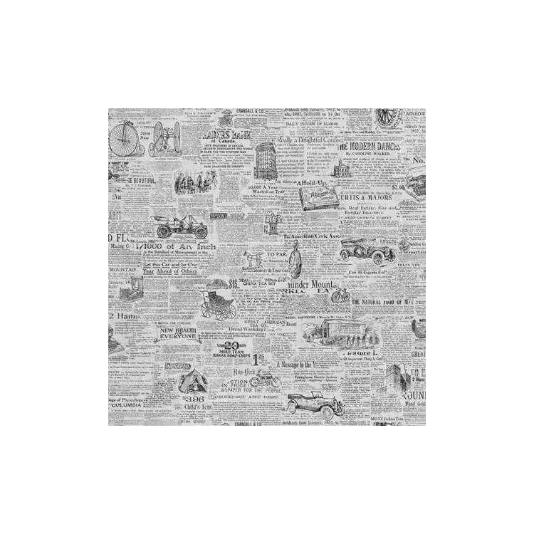 Papel de Parede Adesivo Jornal Vintage 11069153