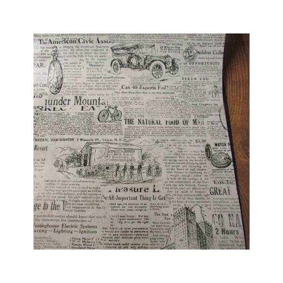 Papel de Parede Adesivo Jornal Vintage 11069153