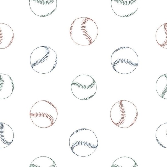 Papel de Parede Adesivo Jovem Baseball N014020