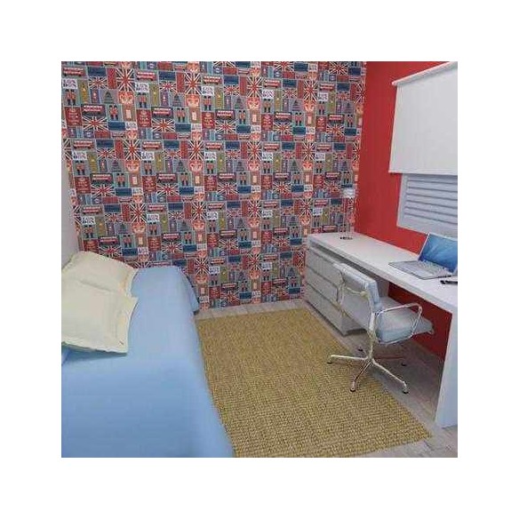 Papel de Parede Adesivo Jovem Inglaterra Londres 120324