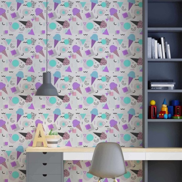 Papel de Parede Adesivo Jovem N109