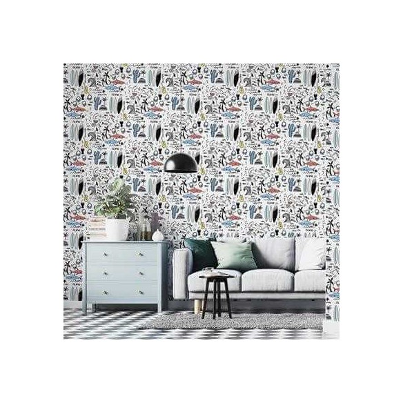 Papel de Parede Adesivo Jovem N248BE
