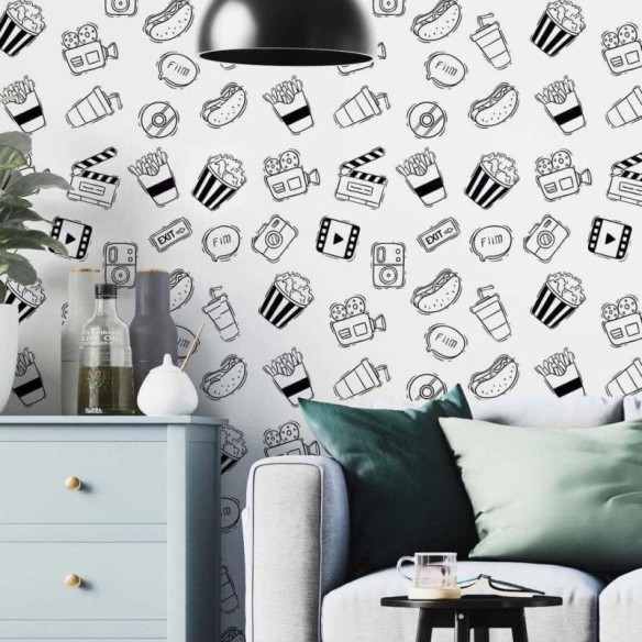 Papel de Parede Adesivo Jovem N24940