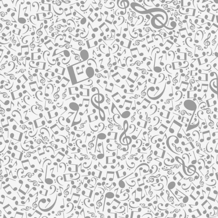 Papel de Parede Adesivo Jovem Notas Música...