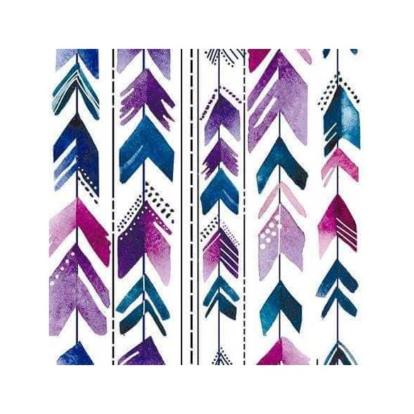 Papel de Parede Adesivo Jovem Penas Aquarela 554391556
