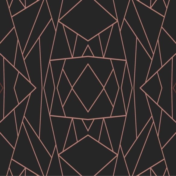 Papel de Parede Adesivo Abstrato Geométrico Rosa N05226