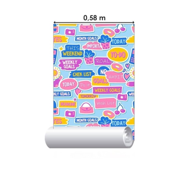 Papel de Parede Adesivo Jovem Stickers N010109