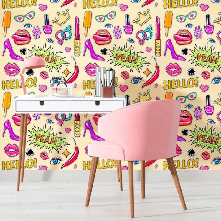 Papel de Parede Adesivo Jovem Stickers N010116