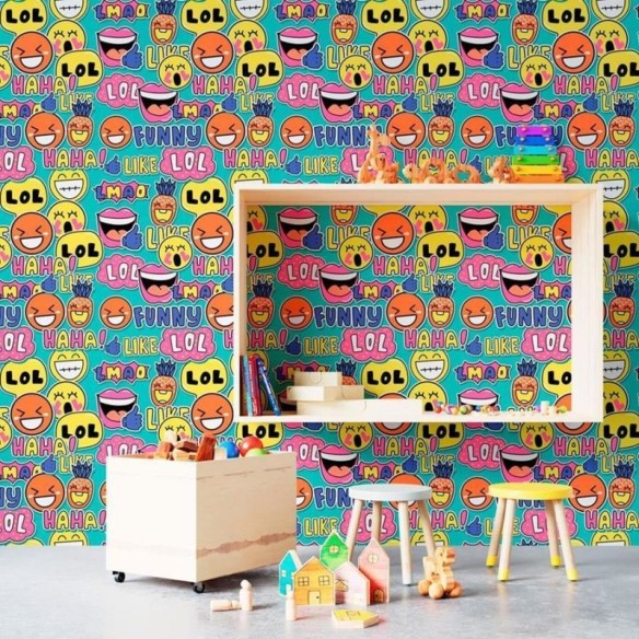 Papel de Parede Adesivo Jovem Stickers N010120