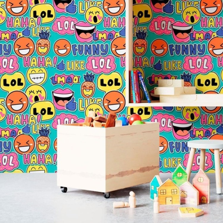 Papel de Parede Adesivo Jovem Stickers N010120