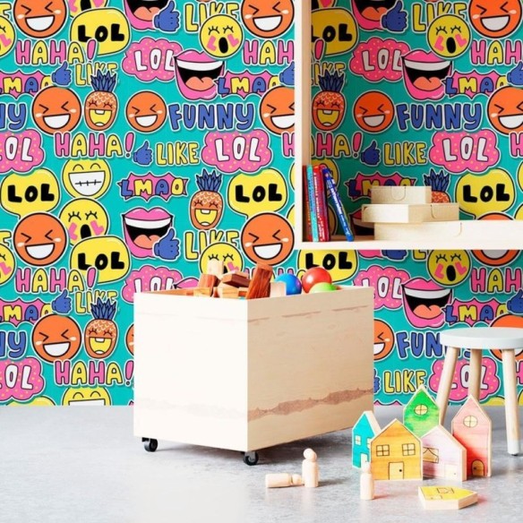 Papel de Parede Adesivo Jovem Stickers N010120