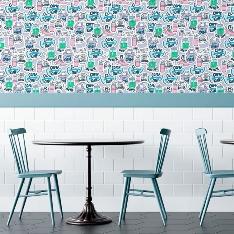 Papel de Parede Adesivo Jovem Stickers N010122