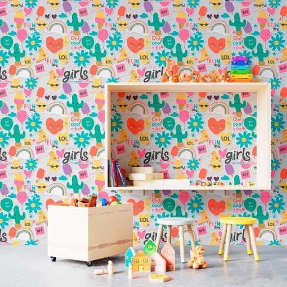 Papel de Parede Adesivo Jovem Stickers N010131