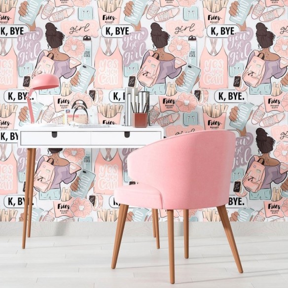Papel de Parede Adesivo Jovem Stickers N010142
