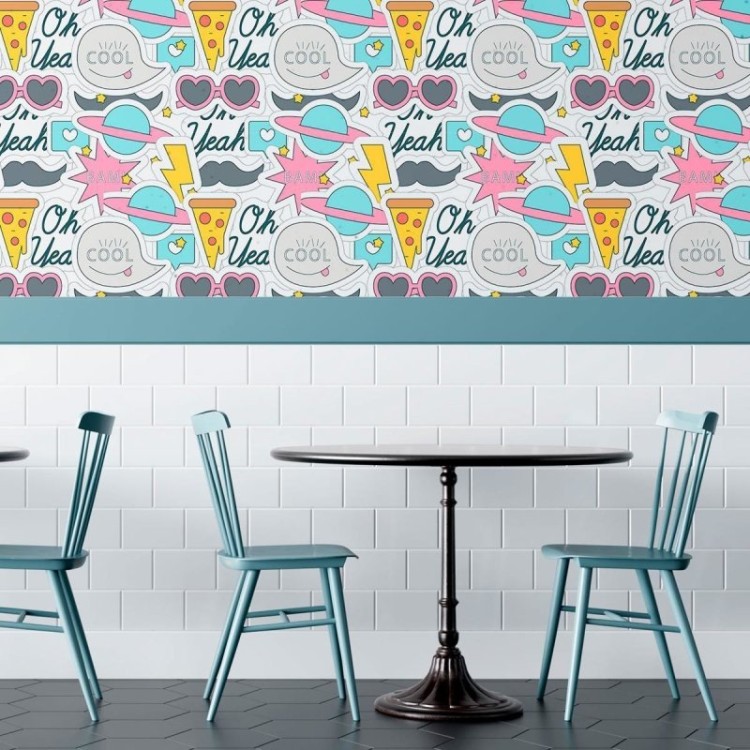 Papel de Parede Adesivo Jovem Stickers N010145