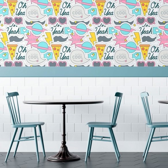 Papel de Parede Adesivo Jovem Stickers N010145