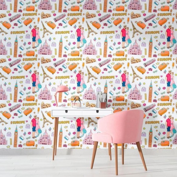 Papel de Parede Adesivo Jovem Stickers N010195