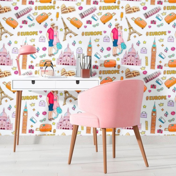 Papel de Parede Adesivo Jovem Stickers N010195