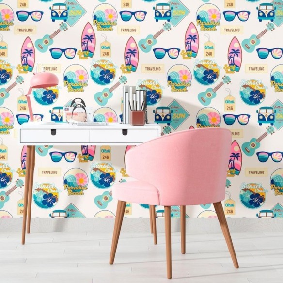 Papel de Parede Adesivo Jovem Stickers N010196