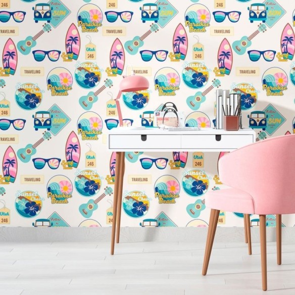 Papel de Parede Adesivo Jovem Stickers N010196