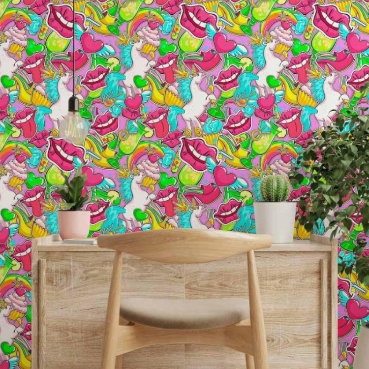 Papel de Parede Adesivo Jovem Stickers N014031