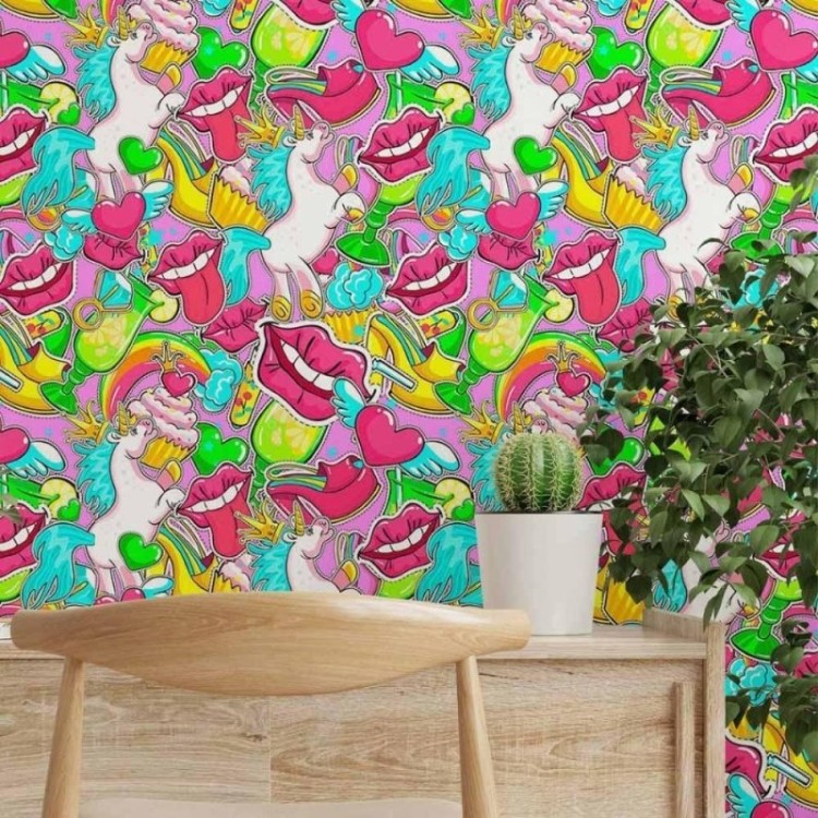 Papel de Parede Adesivo Jovem Stickers N014031