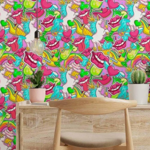 Papel de Parede Adesivo Jovem Stickers N014031