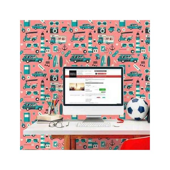 Papel de Parede Adesivo Jovem Viagem 252242974