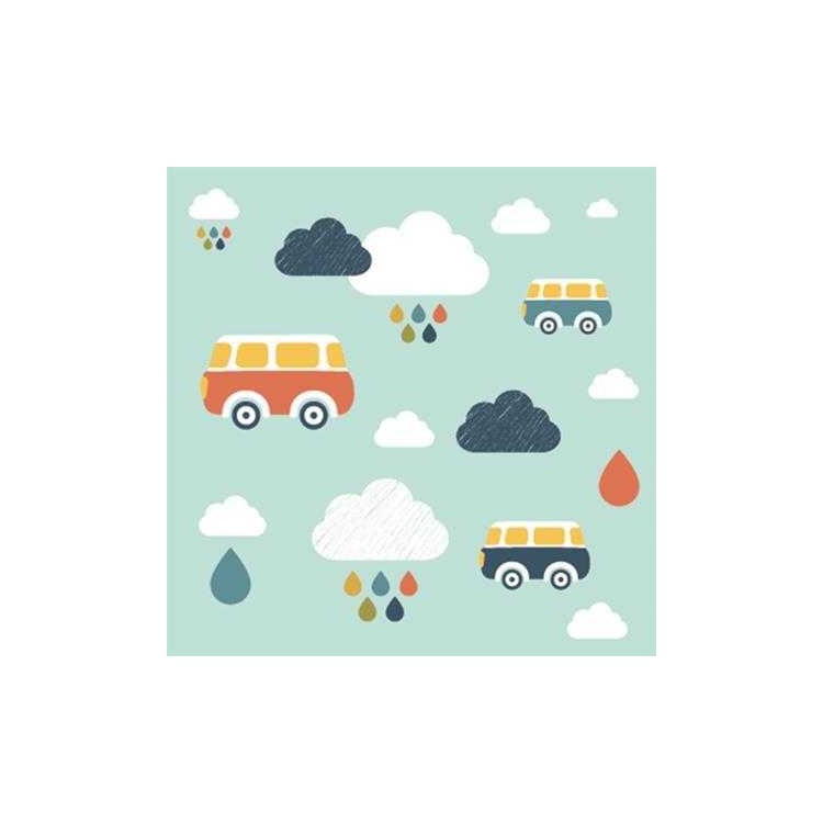 Papel de Parede Adesivo Kombi Nuvens 263385593