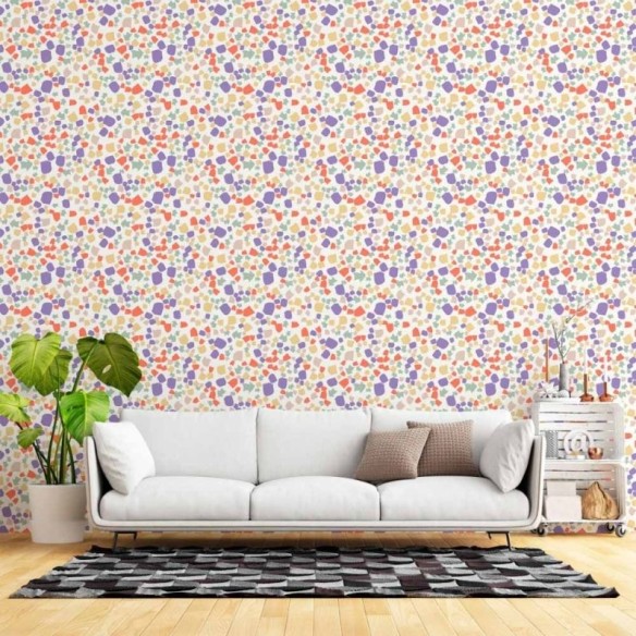Papel de Parede Adesivo Abstrato Granilite N015093