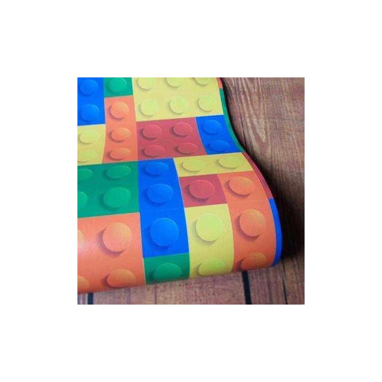 Papel de Parede Adesivo Lego Colorido 1447