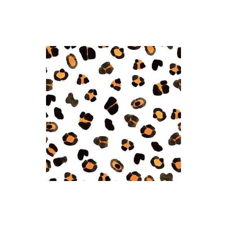 Papel de Parede Adesivo Leopardo Branco 411320554