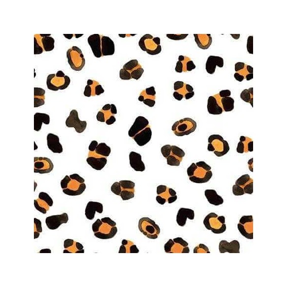 Papel de Parede Adesivo Leopardo Branco 411320554