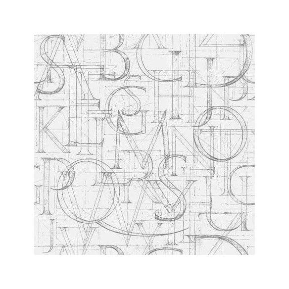 Papel de Parede Adesivo letras 332520533