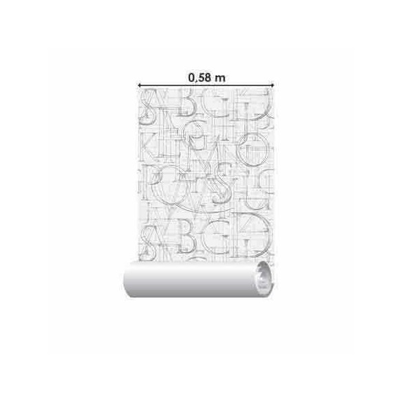 Papel de Parede Adesivo letras 332520533