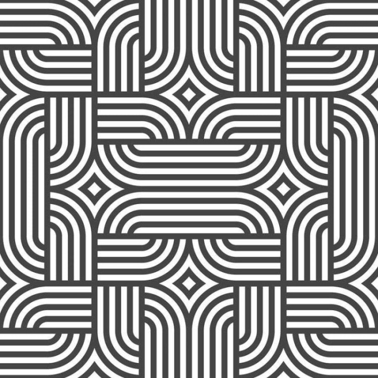 Papel de Parede Adesivo Linhas Geométricas N06264