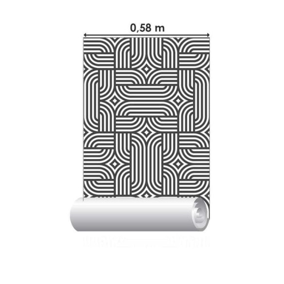 Papel de Parede Adesivo Linhas Geométricas N06264
