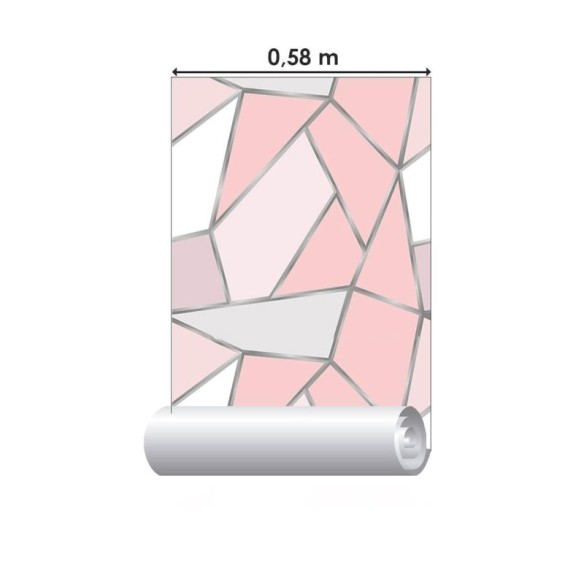 Papel de Parede Adesivo Linhas Geométricas N09109