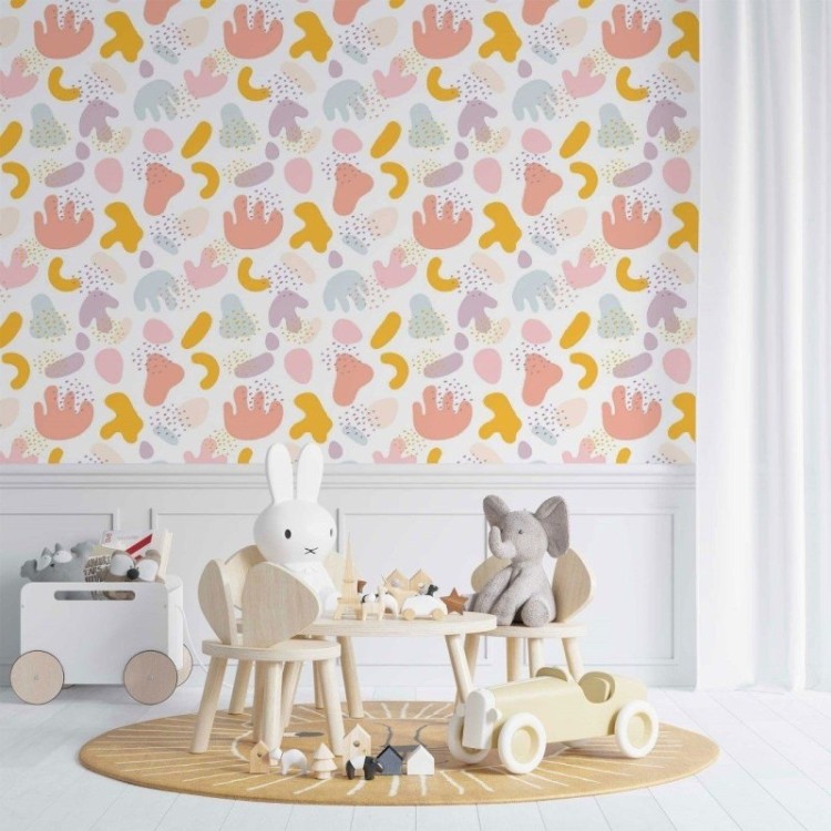 Papel de Parede Adesivo Abstrato Infantil N014009