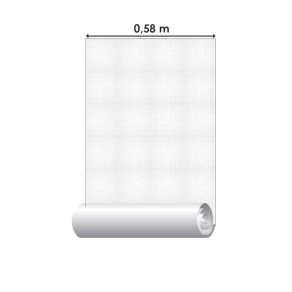 Papel de Parede Adesivo Linho Branco N08100